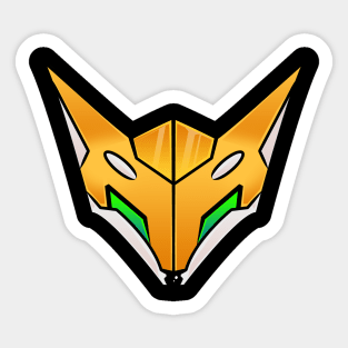 MechaShibe Logo Shirt Sticker